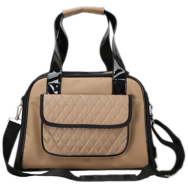 Pet Life Mystique Airline Approved Fashion Designer Travel Pet Dog Carrier w/ Pouch