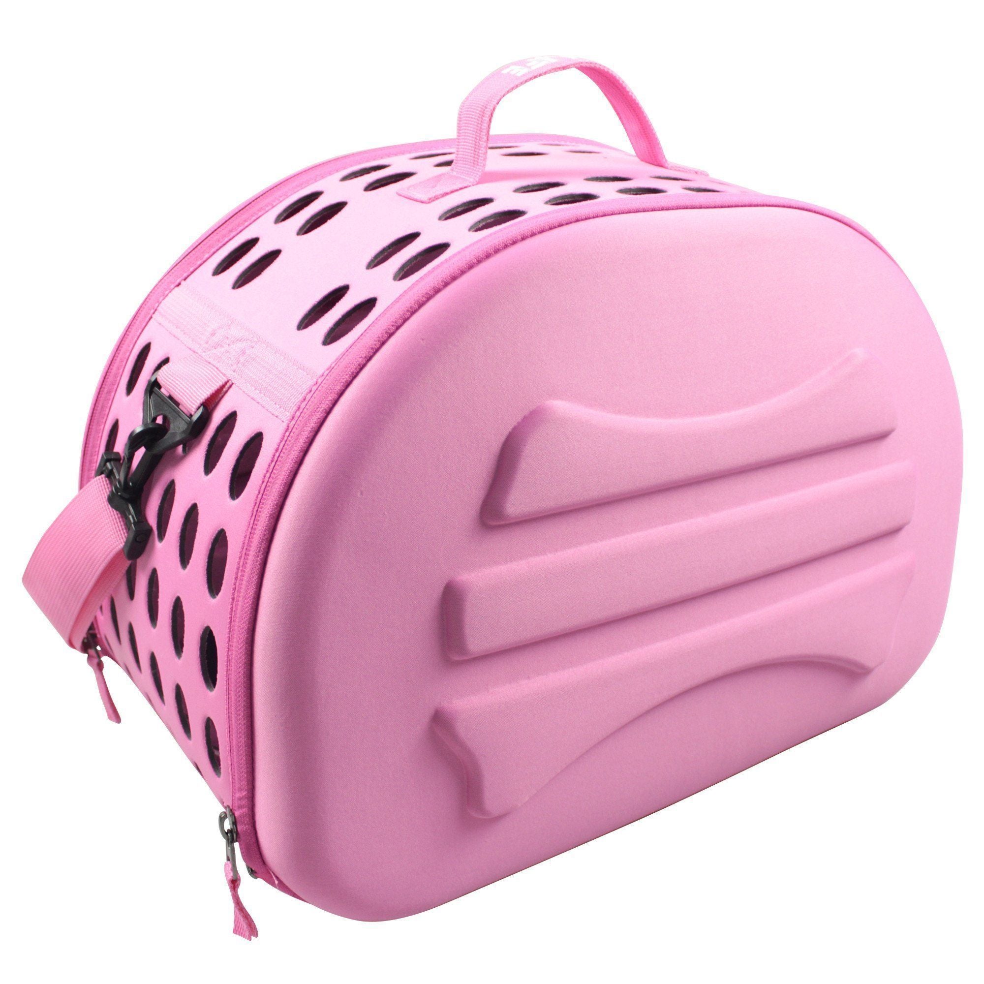 Pet Life Narrow Shelled Lightweight Collapsible Military Grade Fashion Designer Travel Pet Dog Carrier Crate