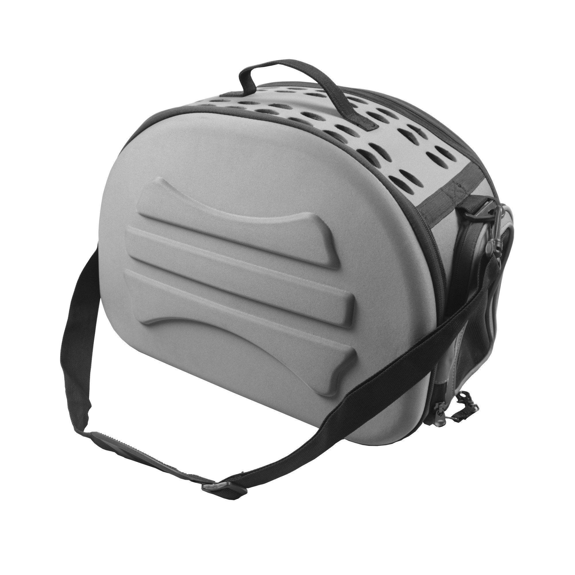 Pet Life Narrow Shelled Lightweight Collapsible Military Grade Fashion Designer Travel Pet Dog Carrier Crate