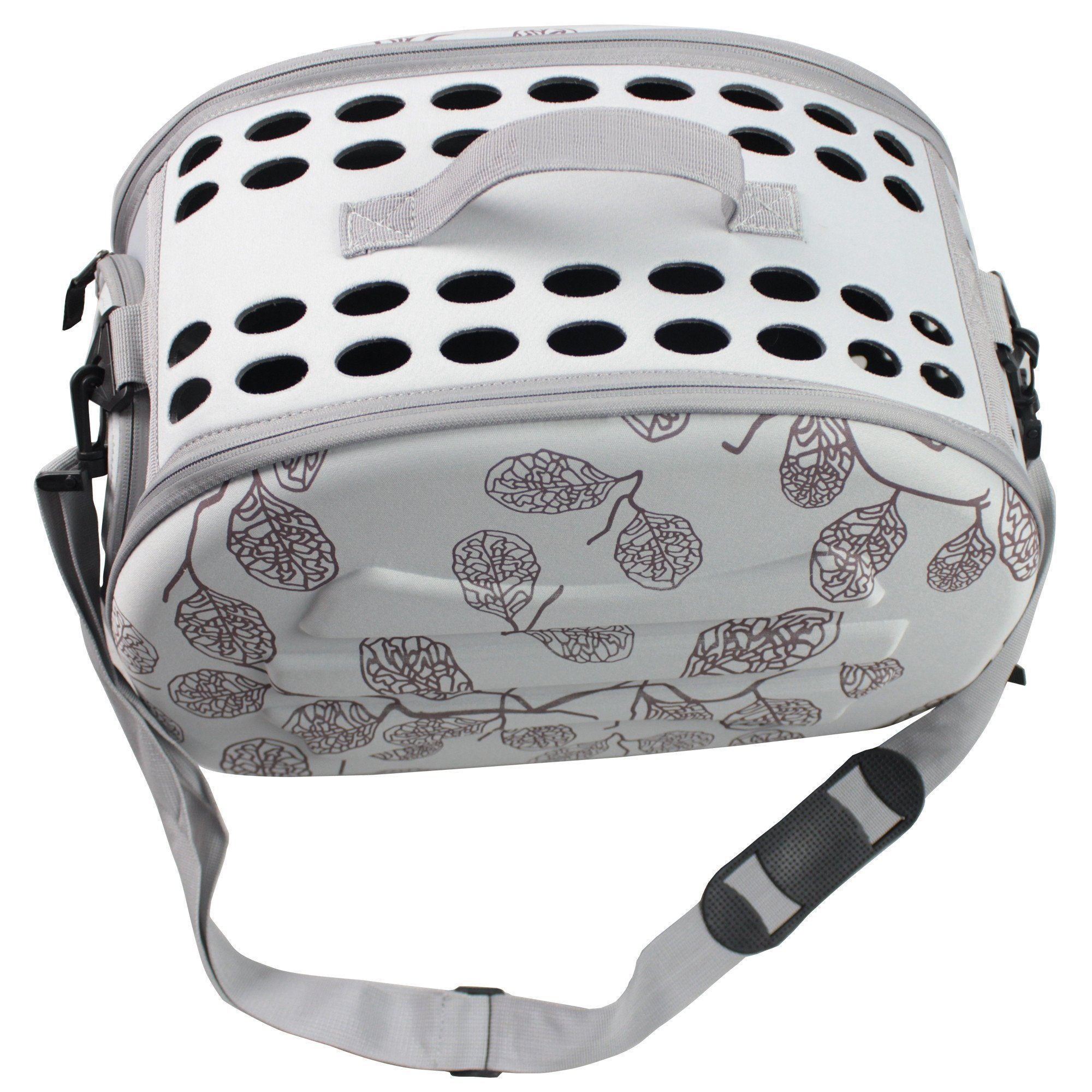 Pet Life Narrow Shelled Lightweight Collapsible Military Grade Fashion Designer Travel Pet Dog Carrier Crate