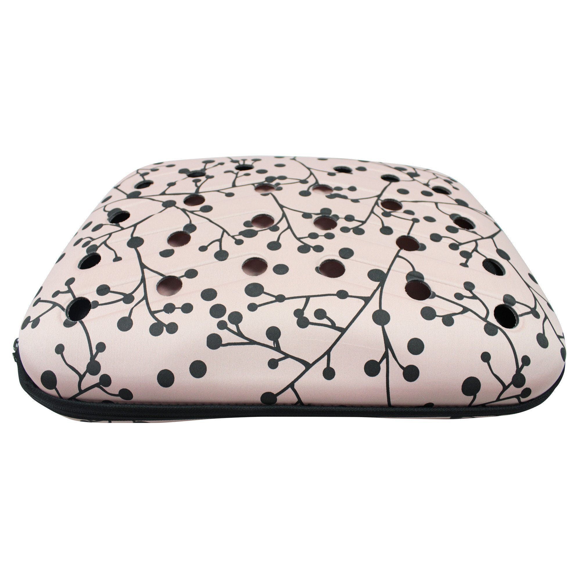 Pet Life Narrow Shelled Perforated Lightweight Collapsible Military Grade Fashion Designer Travel Pet Dog Carrier Crate