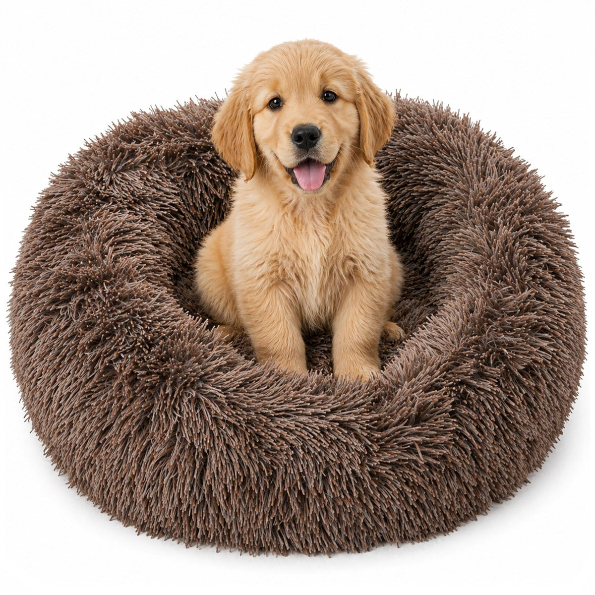 Pet Life Nestler High-Grade Plush and Soft Rounded Pet Bed