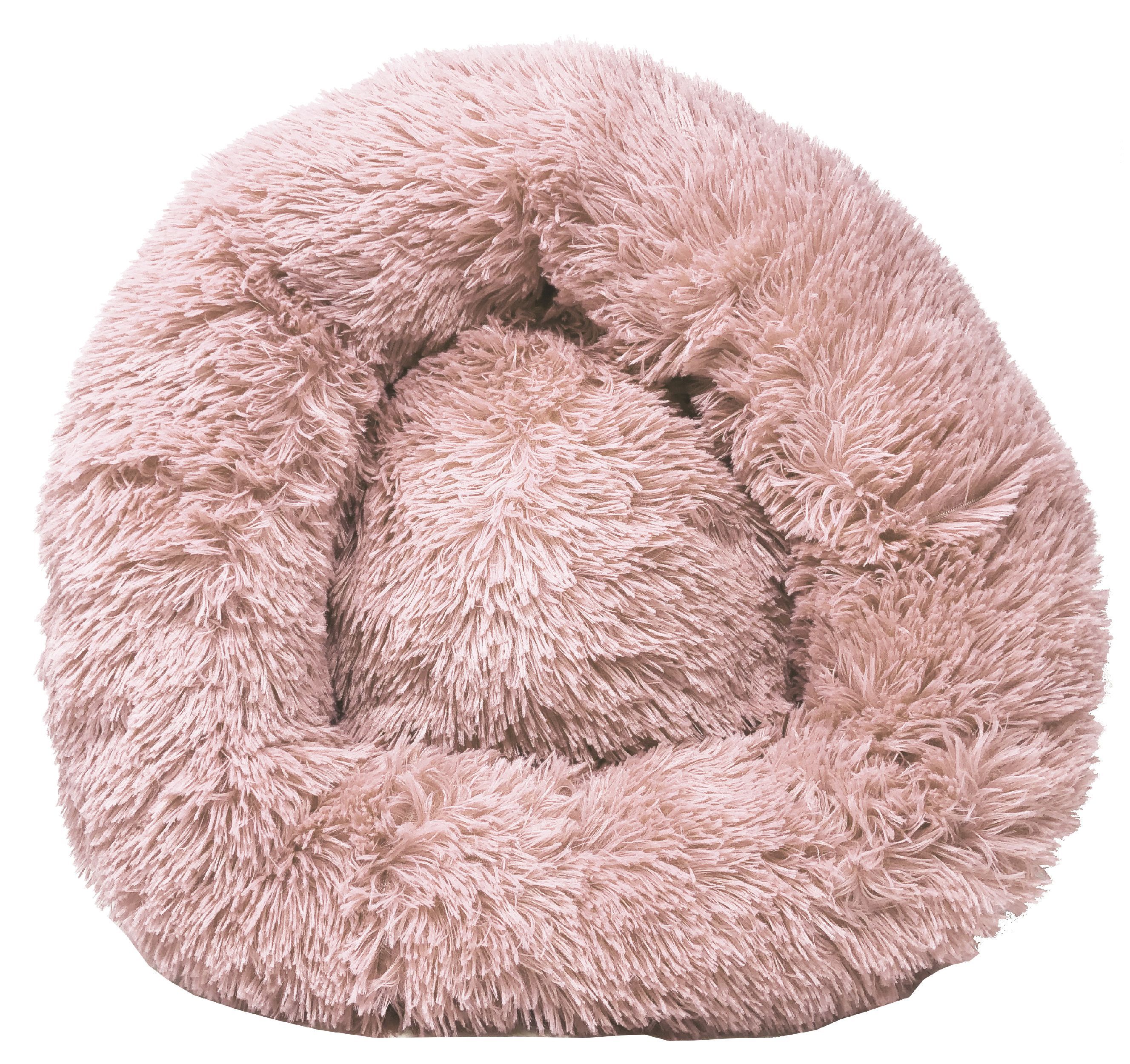 Pet Life ® Nestler High-Grade Plush and Soft Rounded Pet Bed