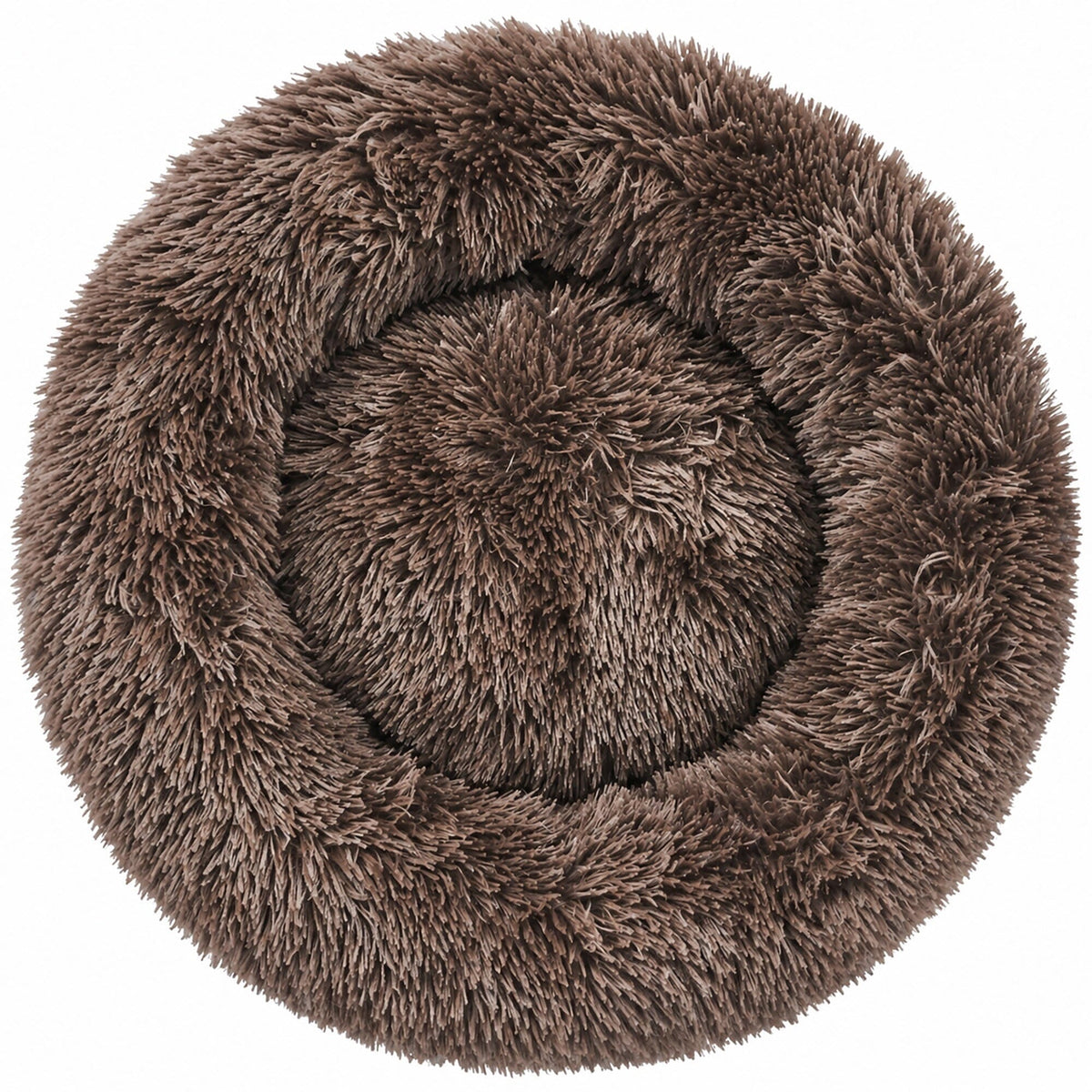 Pet Life Nestler High-Grade Plush and Soft Rounded Pet Bed