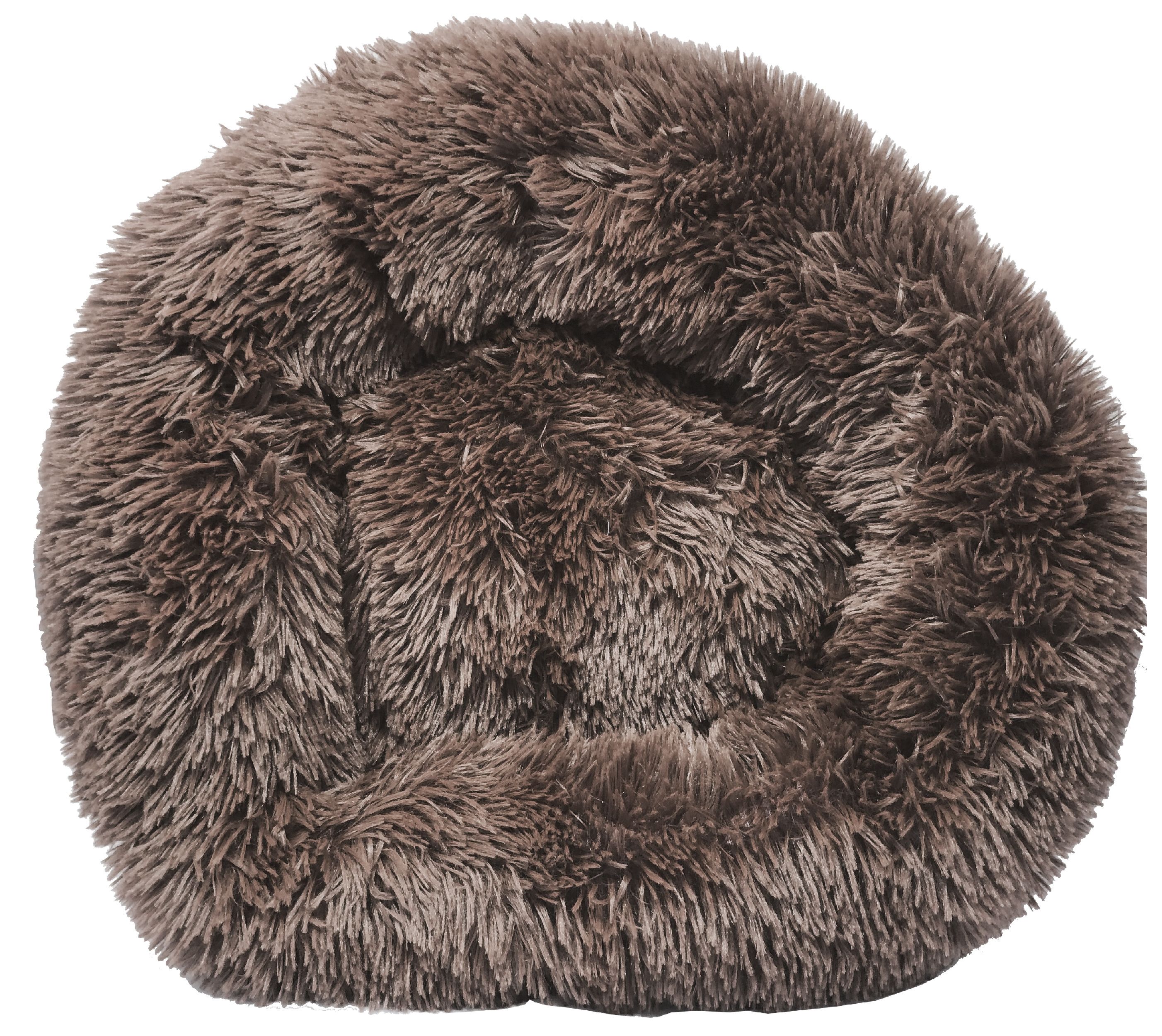 Pet Life Nestler High-Grade Plush and Soft Rounded Pet Bed