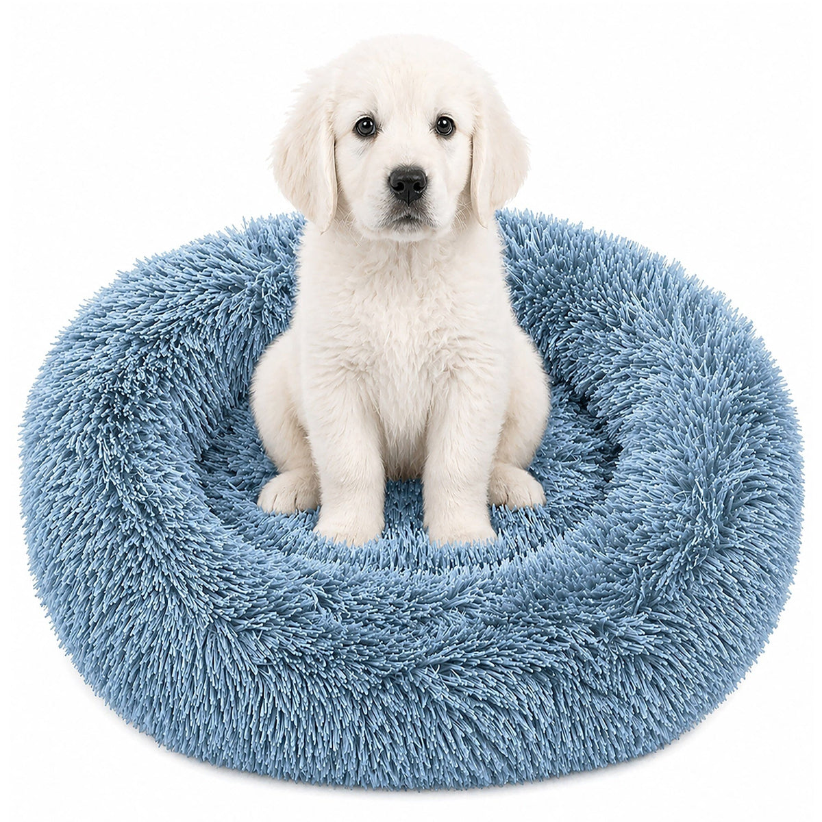 Pet Life Nestler High-Grade Plush and Soft Rounded Pet Bed