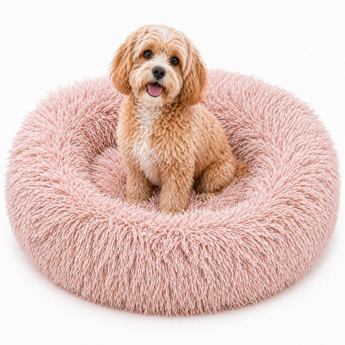 Pet Life Nestler High-Grade Plush and Soft Rounded Pet Bed