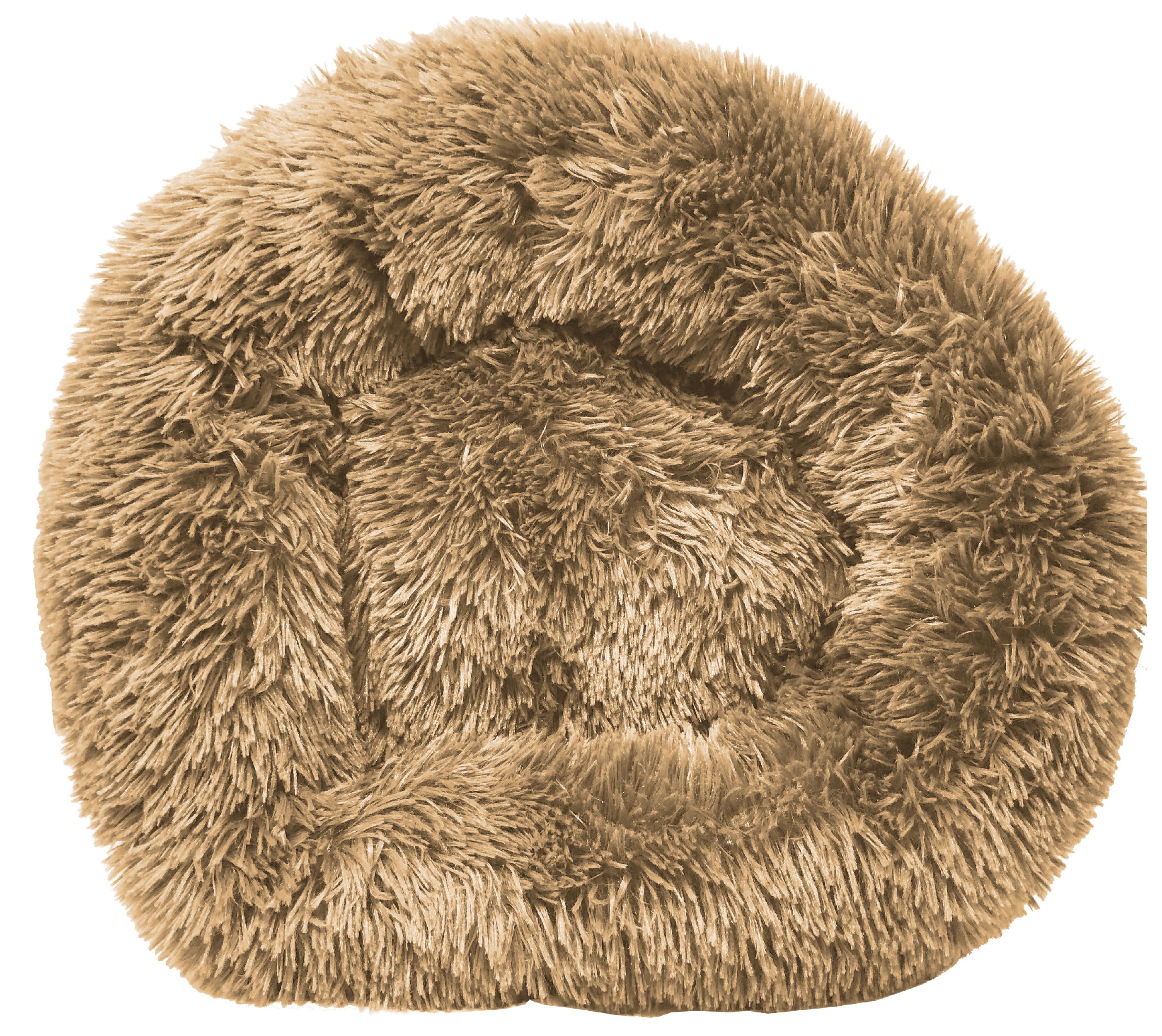 Pet Life ® Nestler High-Grade Plush and Soft Rounded Pet Bed