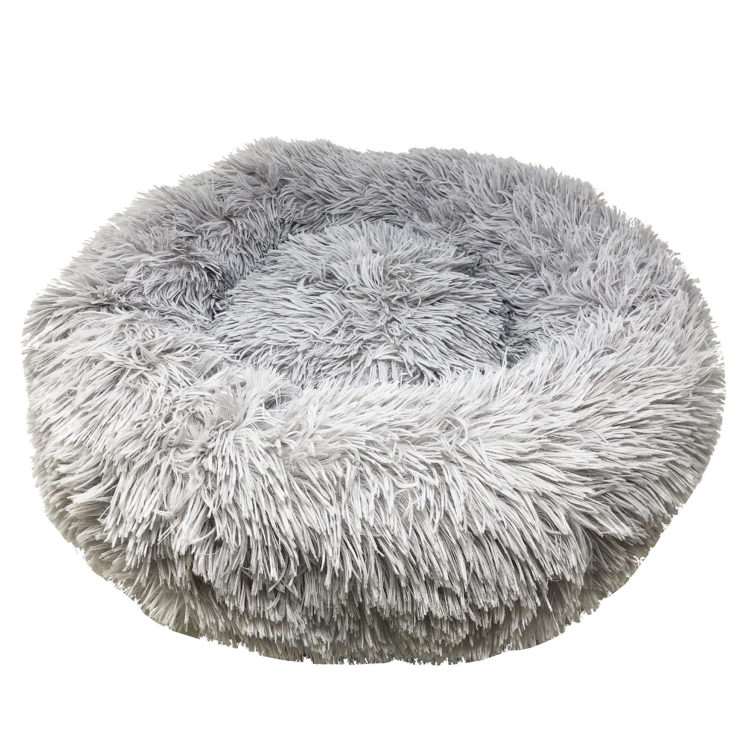 Pet Life ® Nestler High-Grade Plush and Soft Rounded Pet Bed