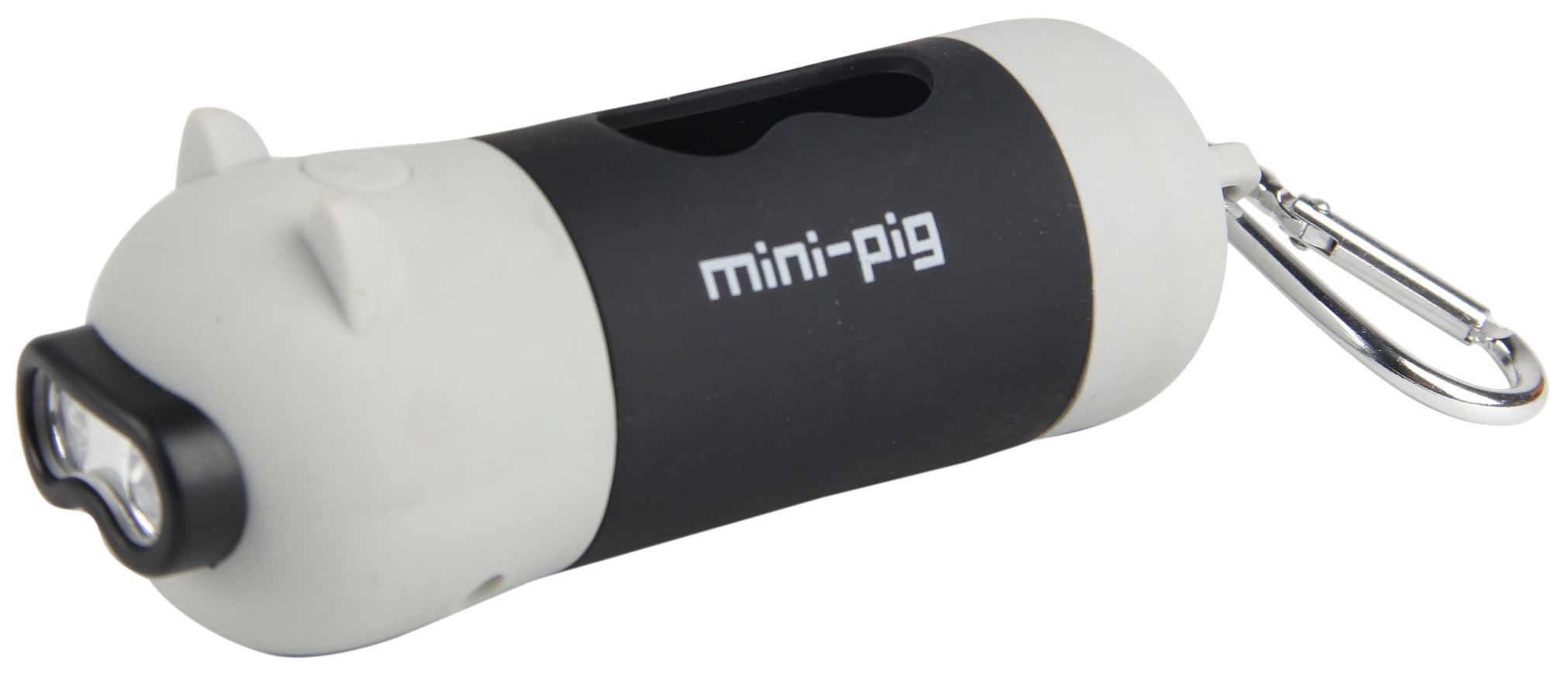 Pet Life Oink LED Flashlight and Waste Bag Dispenser