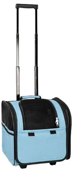 Pet Life Pawdon Me Wheeled Airline Approved Travel Collapsible Pet Dog Carrier