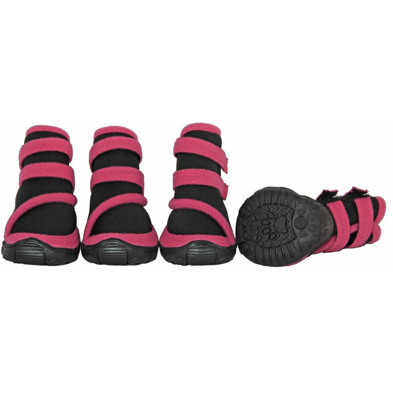 Pet Life Performance-Coned Premium Stretch High Ankle Support Dog Shoes - Set Of 4