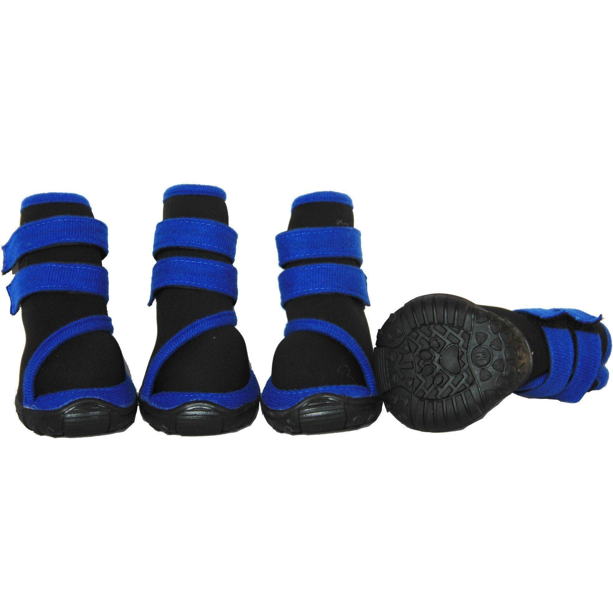 Pet Life Performance-Coned Premium Stretch High Ankle Support Dog Shoes - Set Of 4