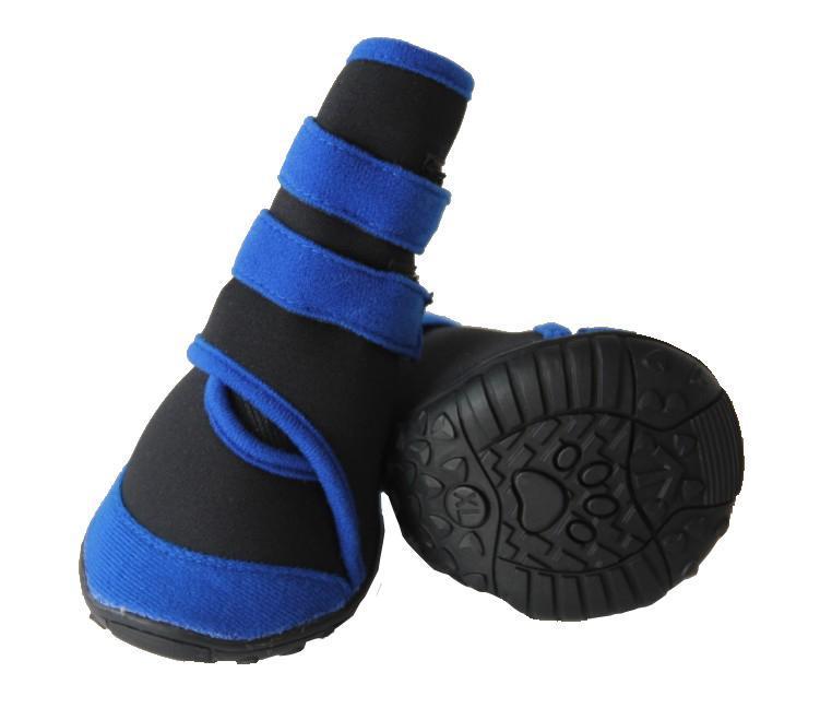 Pet Life Performance-Coned Premium Stretch High Ankle Support Dog Shoes - Set Of 4