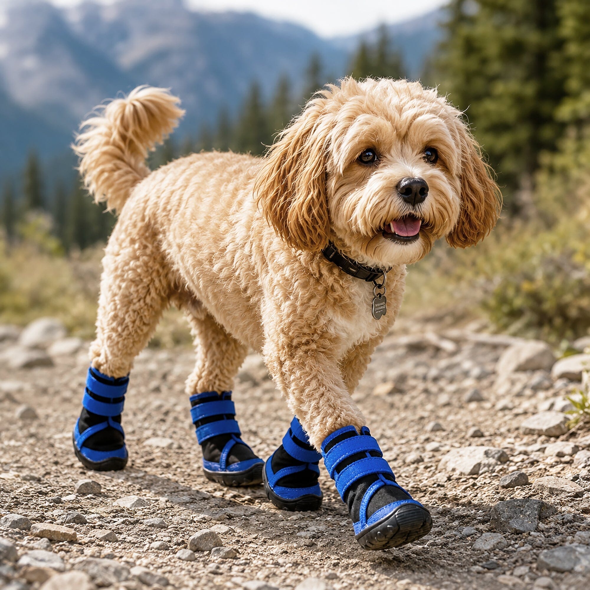 Pet Life Performance-Coned Premium Stretch High Ankle Support Dog Shoes - Set Of 4 | HT Animal Supply