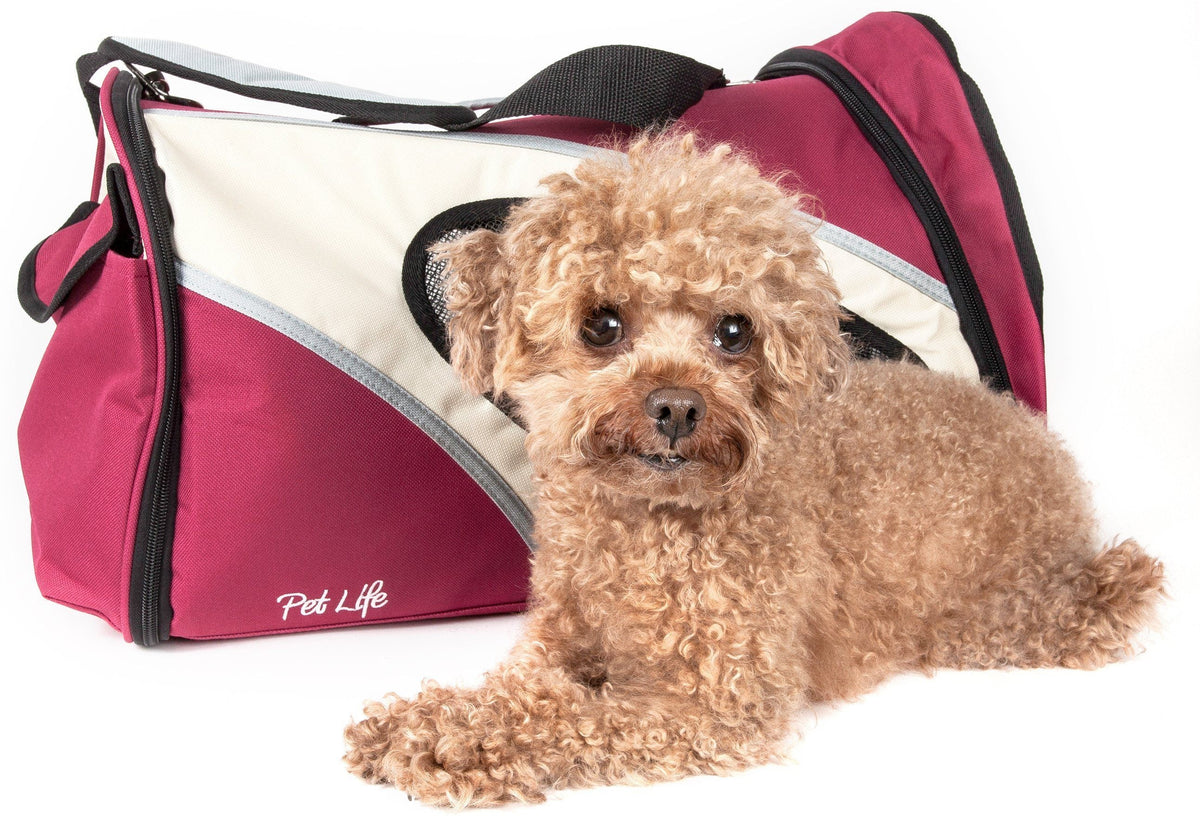 Pet Life Phenom-Air Airline Approved Collapsible Fashion Designer Pet Dog Carrier