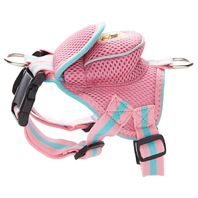 Pet Life Pocket Bark Reflective Adjustable Fashion Pet Dog Harness w/ Hook-and-Loop Pouch and Dual Harness Rings