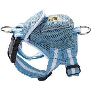 Pet Life Pocket Bark Reflective Adjustable Fashion Pet Dog Harness w/ Hook-and-Loop Pouch and Dual Harness Rings