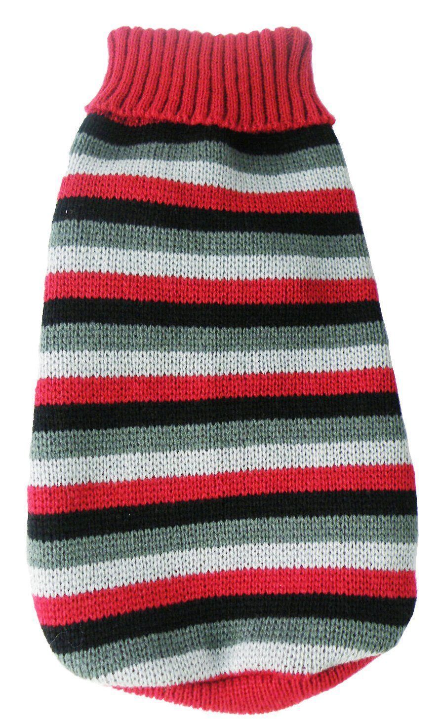 Pet Life Polo-Casual Lounge Cable Knitted Designer Turtle Neck Dog Sweater