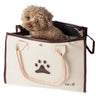 Pet Life ® Posh Paw Elegant Leatherette Designer Fashion Travel Pet Dog Carrier Tote