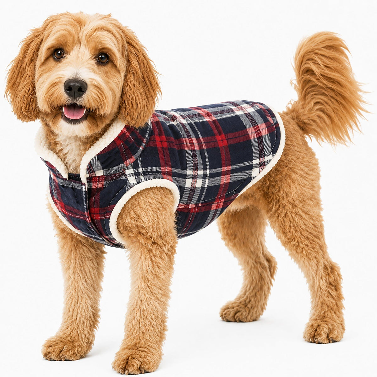 Pet Life Puddler Classical Insulated Fashion Plaid Dog Coat | HT Animal Supply