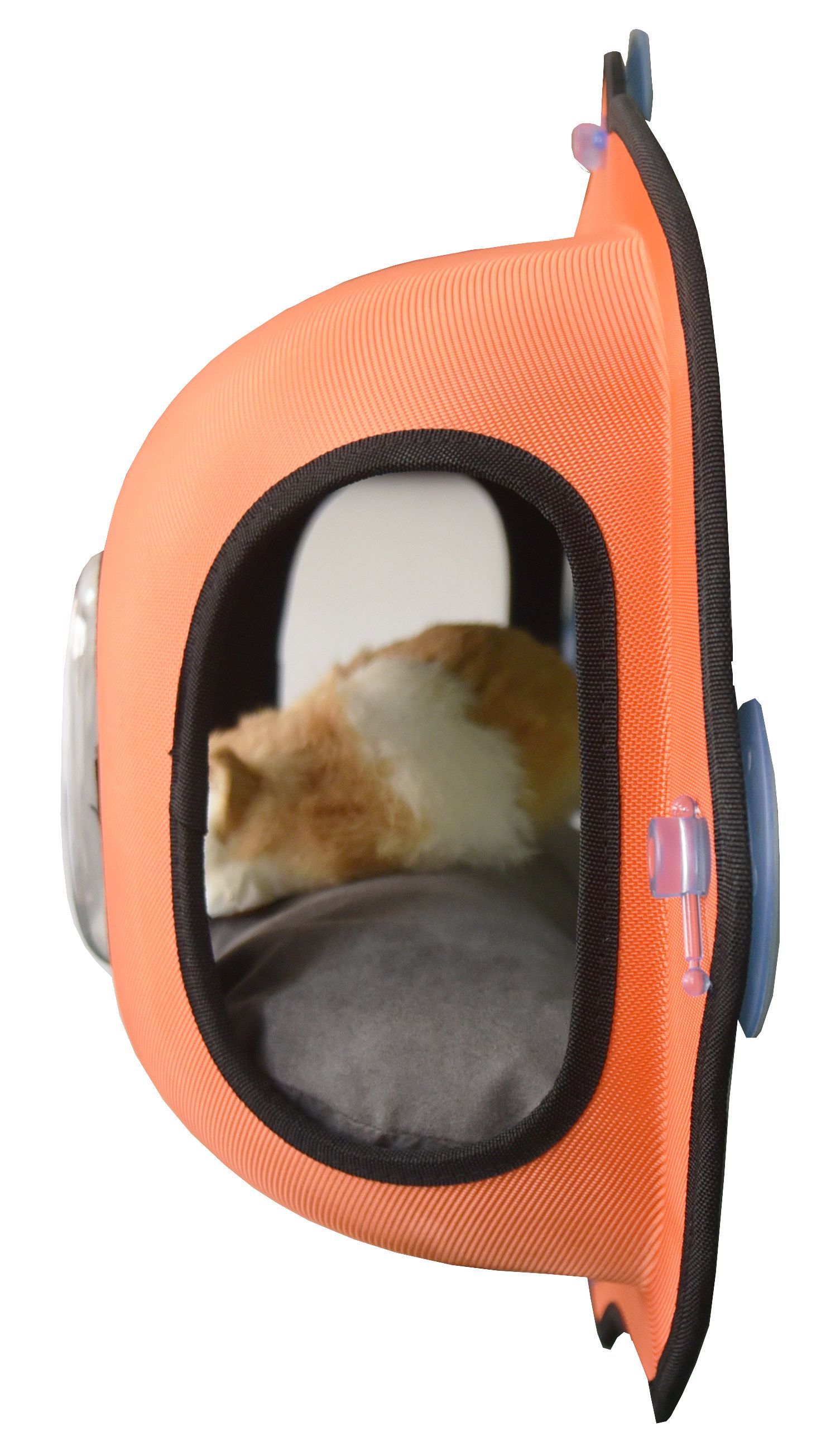 Pet Life Purr-view See-through Suction Cup Kitty Cat Lounger and Bed