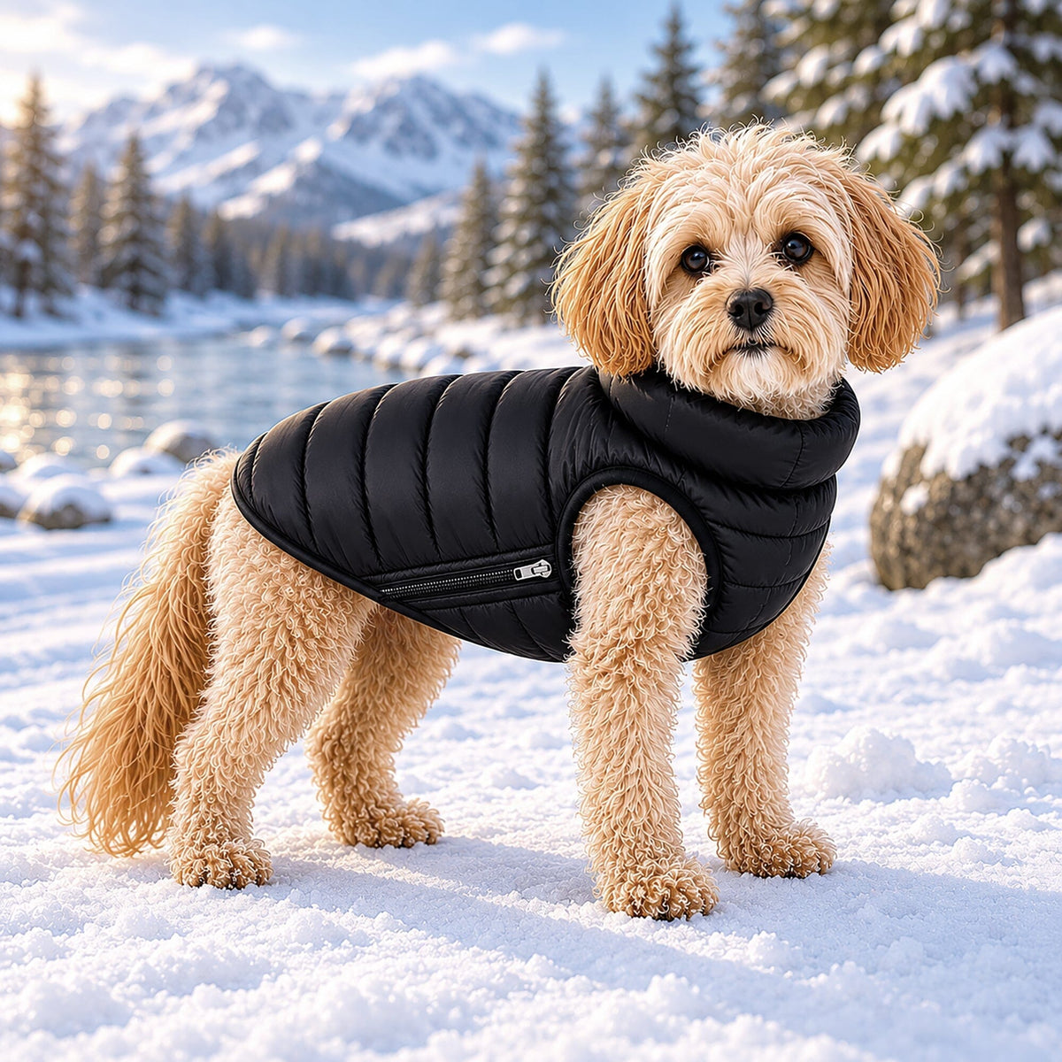 Pet Life Pursuit Quilted Ultra-Plush Thermal Dog Jacket | HT Animal Supply
