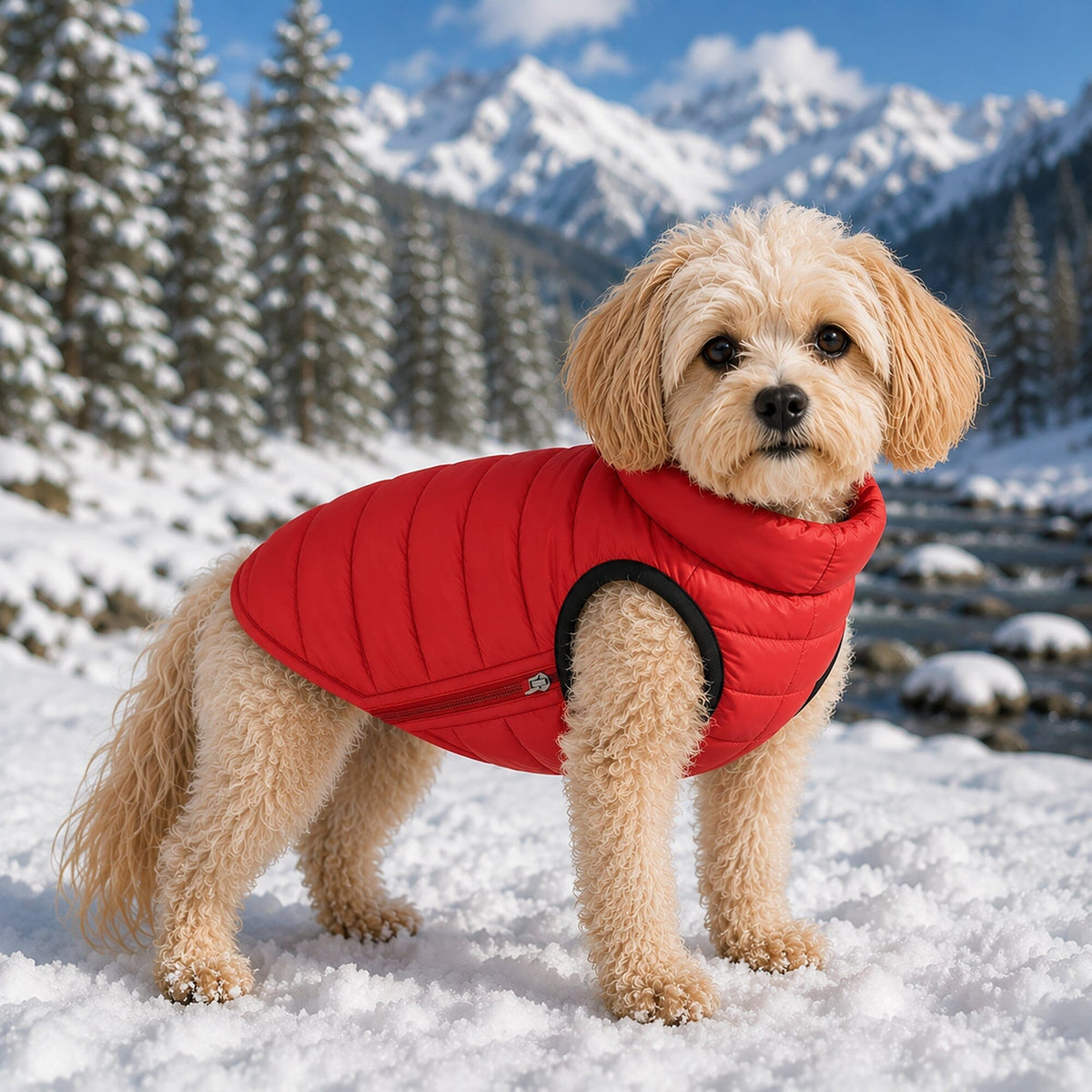Pet Life Pursuit Quilted Ultra-Plush Thermal Dog Jacket | HT Animal Supply