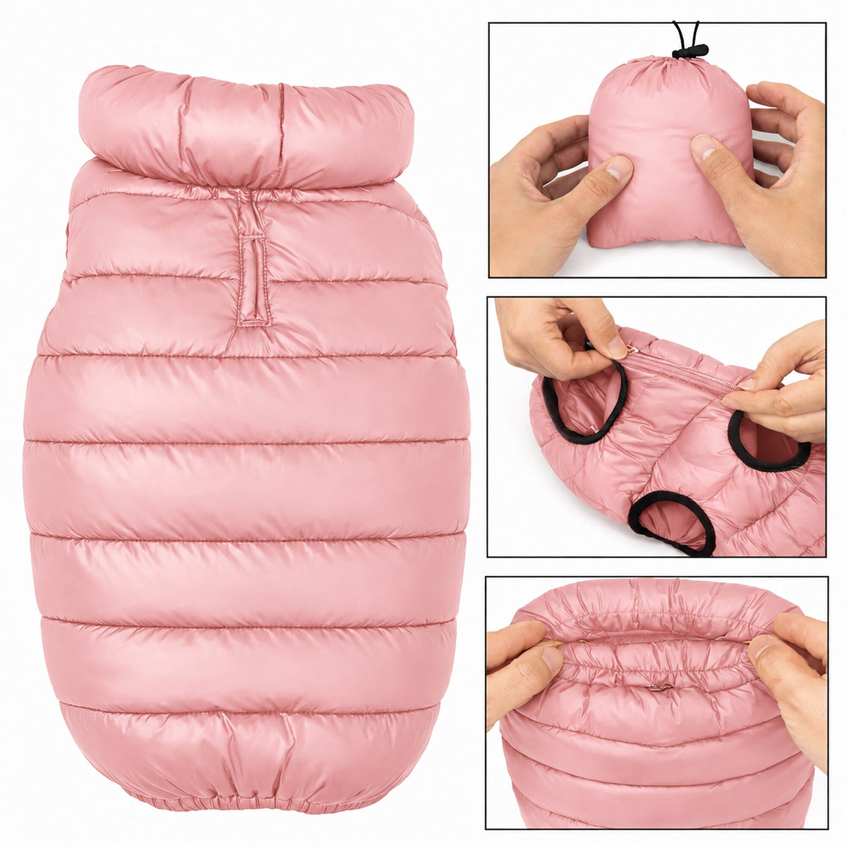 Pet Life Pursuit Quilted Ultra-Plush Thermal Dog Jacket | HT Animal Supply