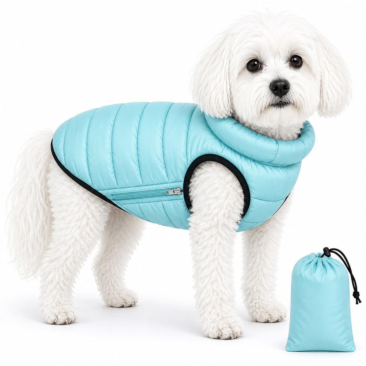 Pet Life Pursuit Quilted Ultra-Plush Thermal Dog Jacket | HT Animal Supply
