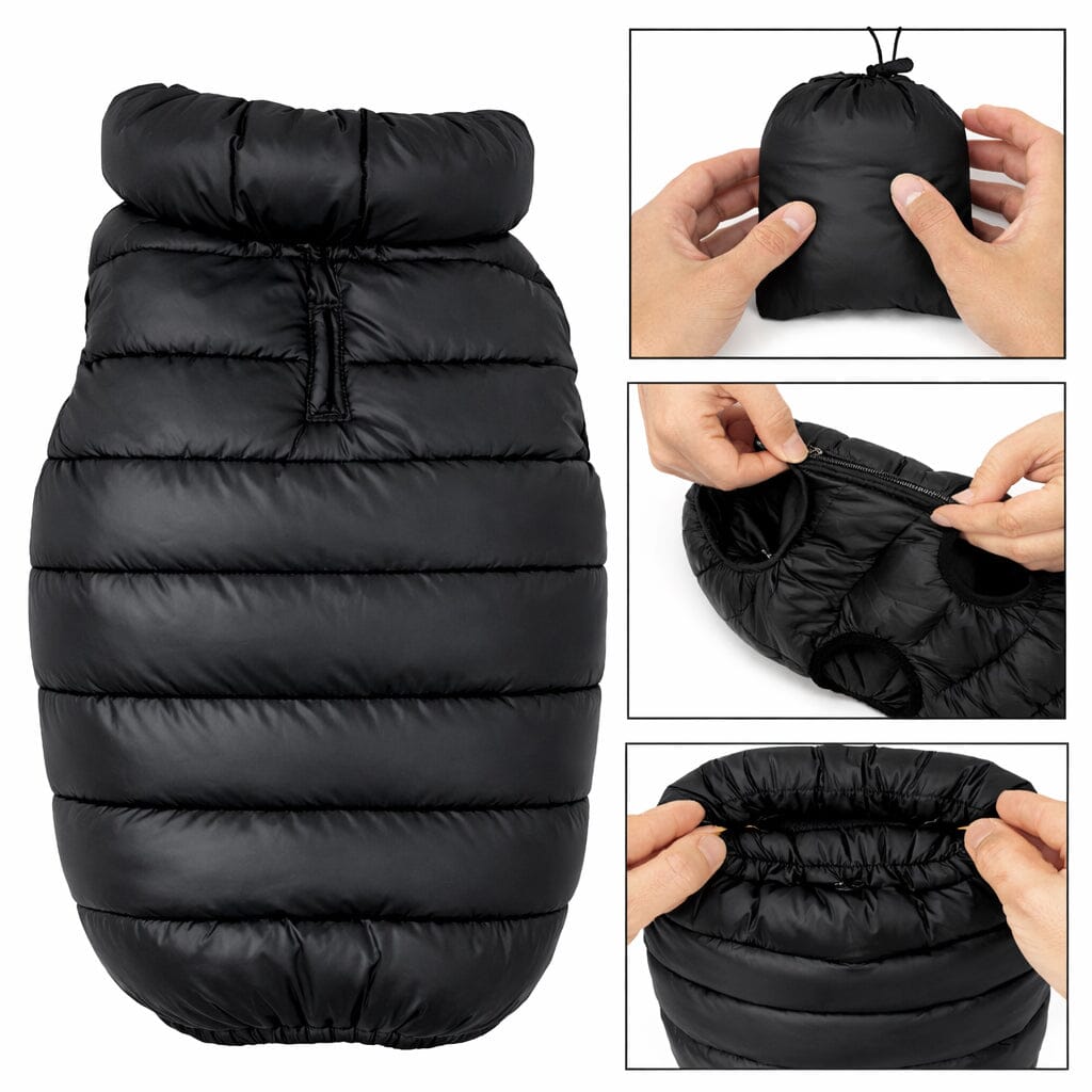 Pet Life Pursuit Quilted Ultra-Plush Thermal Dog Jacket | HT Animal Supply