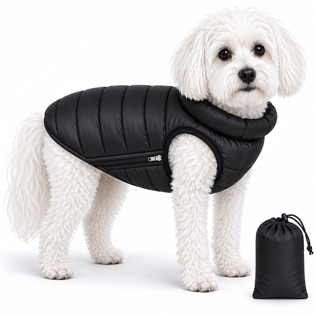 Pet Life Pursuit Quilted Ultra-Plush Thermal Dog Jacket | HT Animal Supply