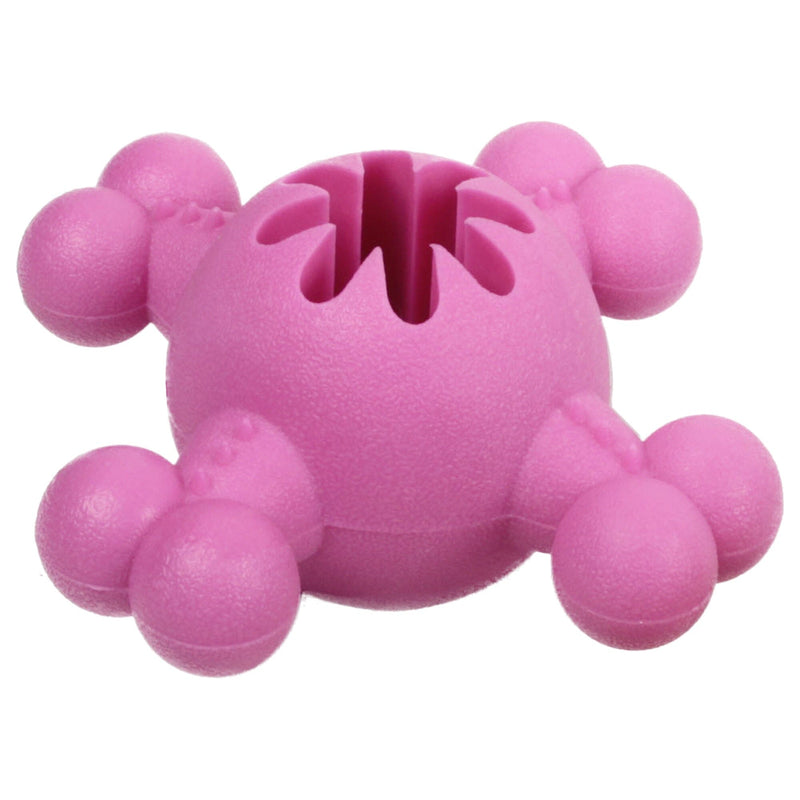 Pet Life Quadra-Bone TPR Treat Dispensing Durable Dog Toy | HT Animal Supply