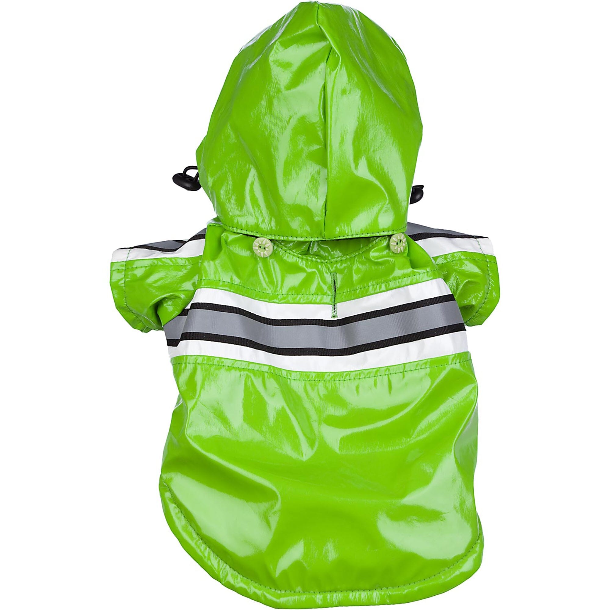 Pet Life Reflecta-Glow Reflective Waterproof Adjustable Dog Raincoat Jacket w/ Removable Hood | HT Animal Supply