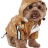 Pet Life ® Reflecta-Sport Multi-Adjustable Reflective Weather-Proof Dog Raincoat w/ Removable Hood