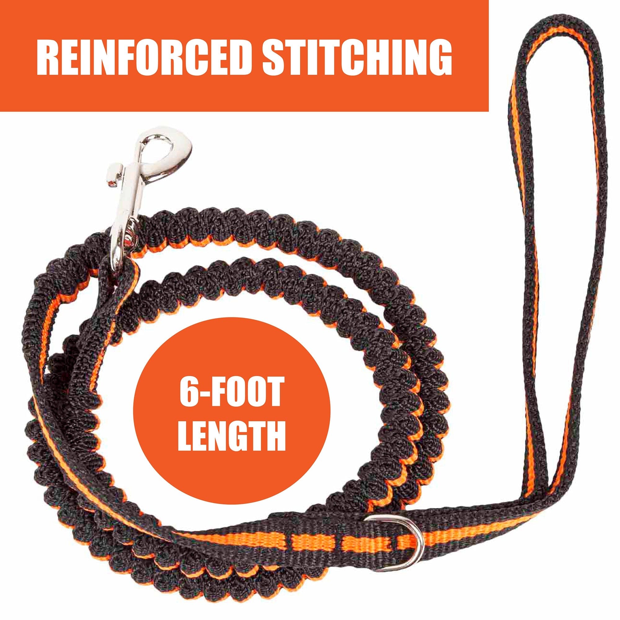 Pet Life Retract-A-Wag Shock Absorption Stitched Durable Pet Dog Leash | HT Animal Supply