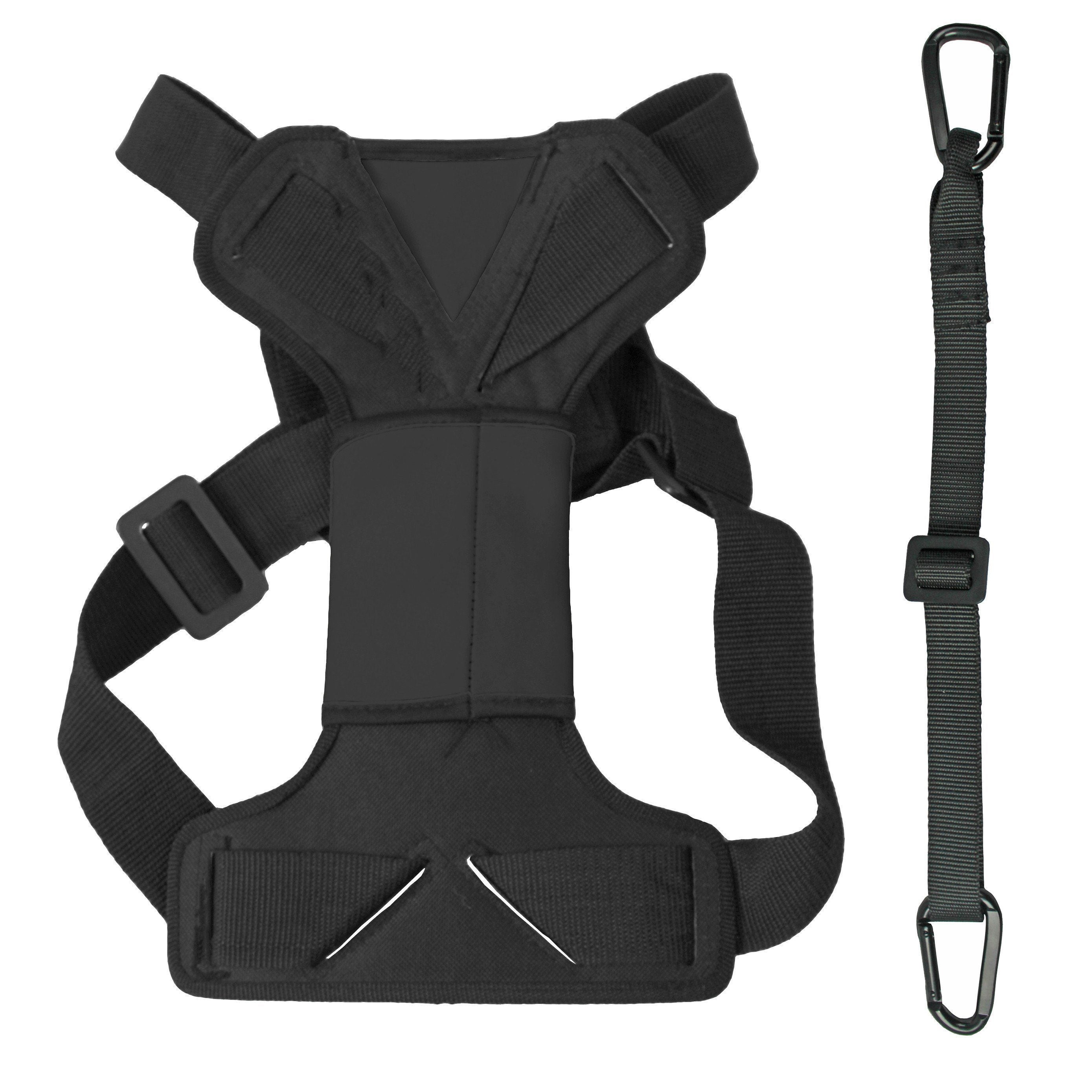 Pet Life Road-To-Safety Pet Dog Carseat Harness Securer w/ Detachable Swivel Hook
