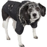 Pet Life ® Ruff-Choppered Denim Fashioned Wool Dog Coat Jacket