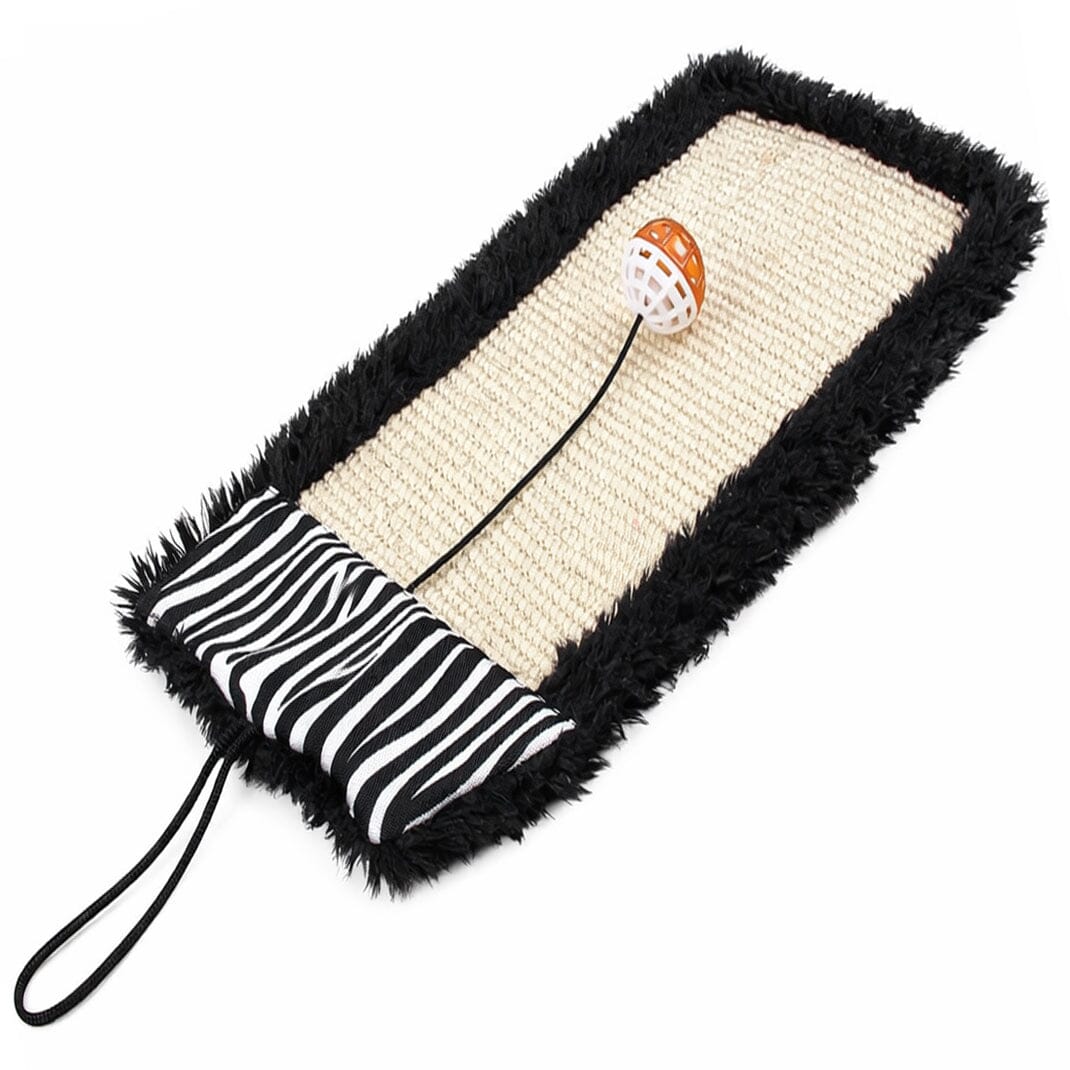Pet Life Scrape-Away Sisal and Jute Hanging Carpet Cat Scratcher Toy | HT Animal Supply