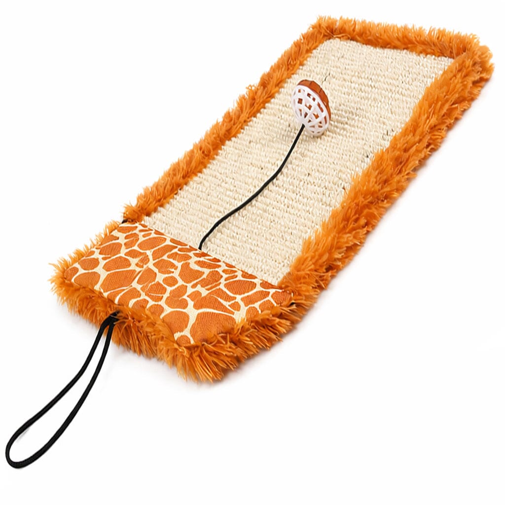 Pet Life Scrape-Away Sisal and Jute Hanging Carpet Cat Scratcher Toy | HT Animal Supply