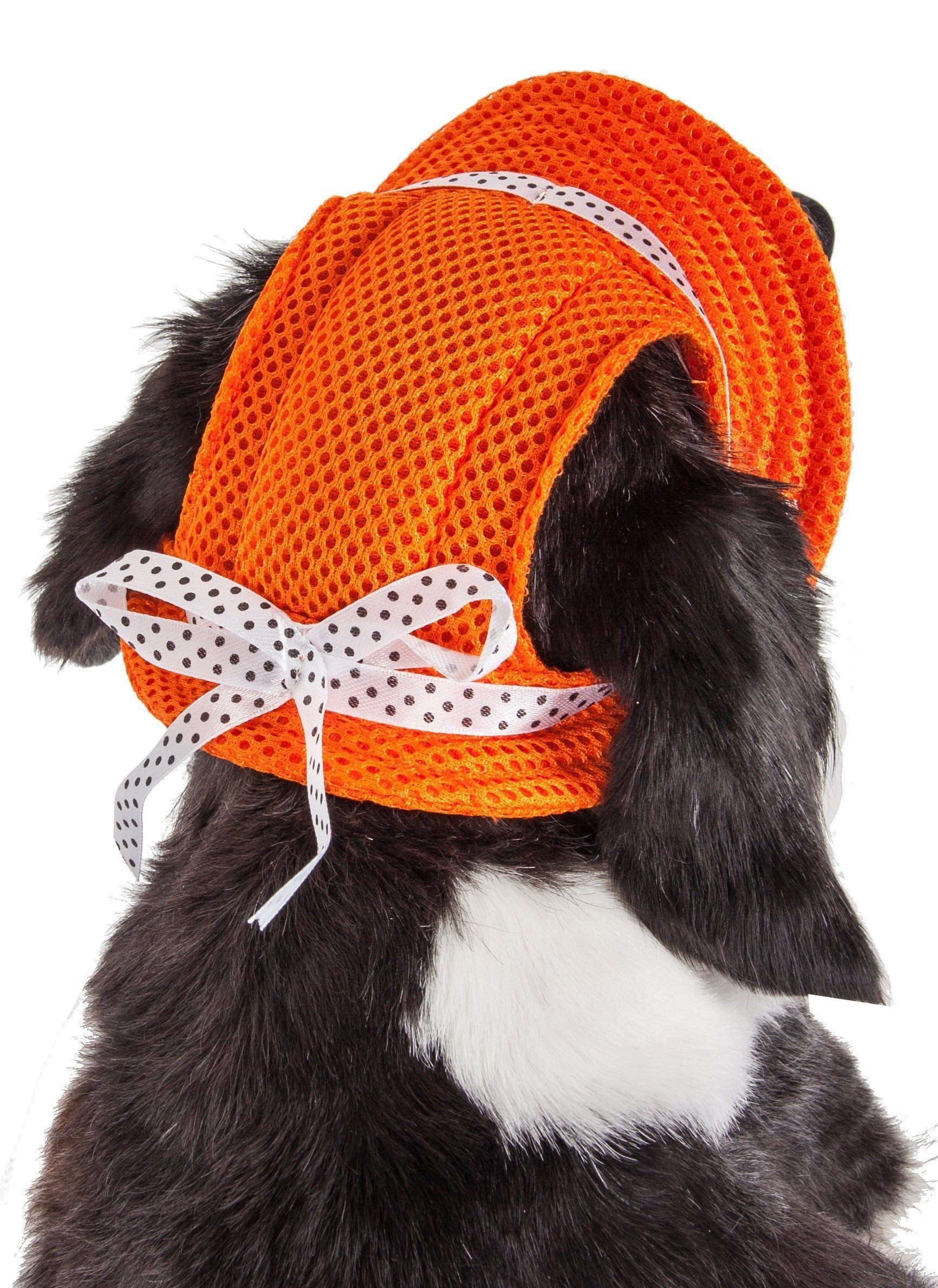 Pet Life Sea Spot Sun UV Protectant Adjustable Fashion Mesh Brimmed Dog Hat Cap