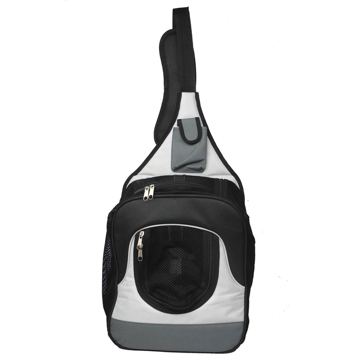 Pet Life Single Strap Over-The-Shoulder Hands Free Fashion Backpack Pet Dog Carrier