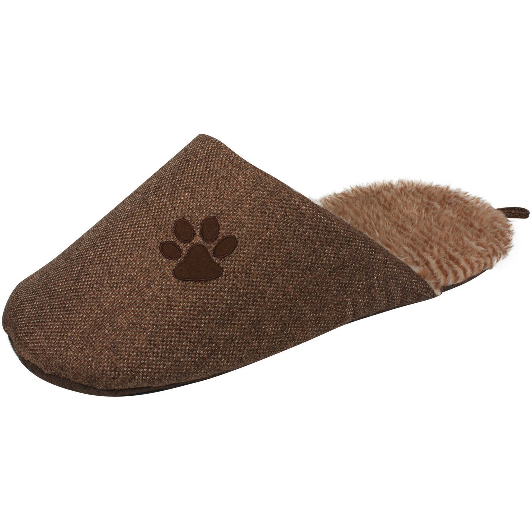 Pet Life Slip-On Fashion Designer Polar Fleece Animated Slipper Pet Dog Bed House Shoes