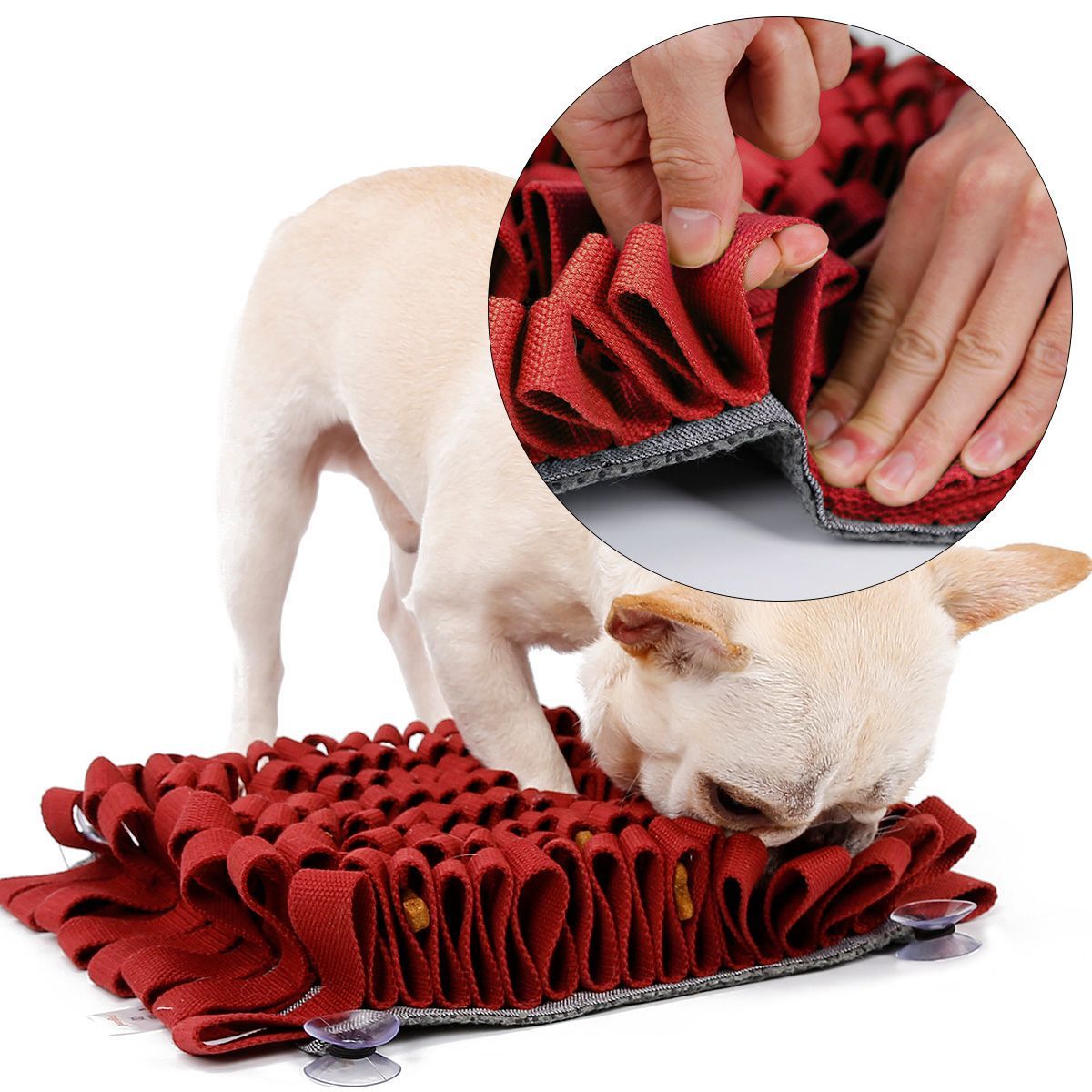 Pet Life Sniffer Grip Interactive Anti-Skid Suction Pet Snuffle Mat
