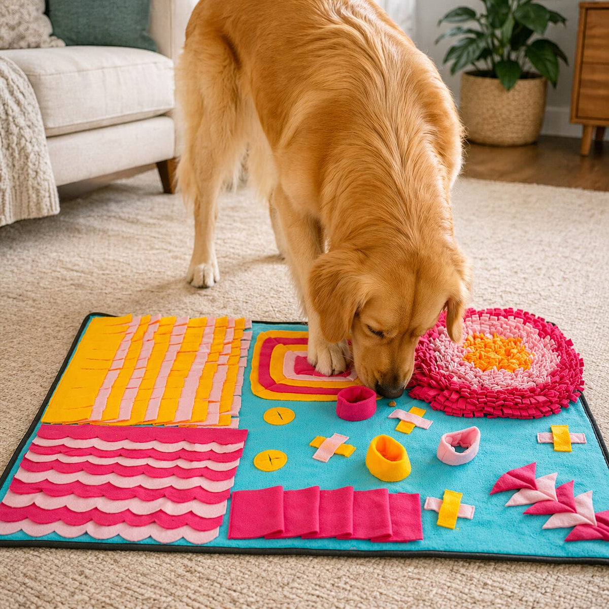 Pet Life Sniffer Snack Interactive Feeding Pet Snuffle Mat | HT Animal Supply