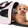 Pet Life ® Sporty Mesh Airline Approved Zippered Folding Collapsible Travel Pet Dog Carrier
