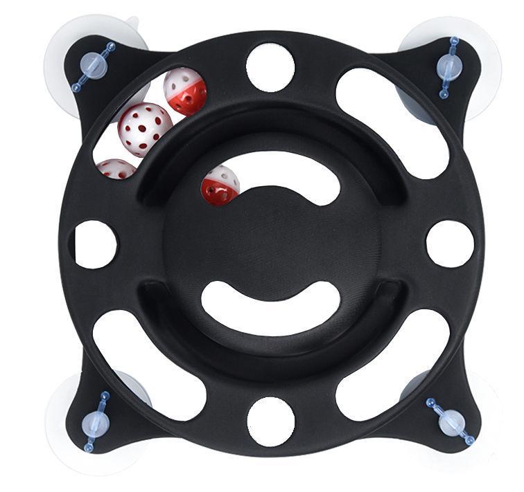 Pet Life Sticky-Swipe Interactive Suction Cup Kitty Cat Toy