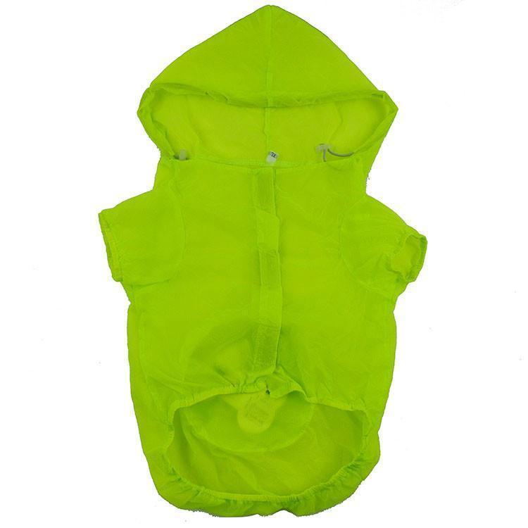 Pet Life Thunder Paw Ultimate Waterproof Collapsible Multi-Adjustable Travel Dog Raincoat