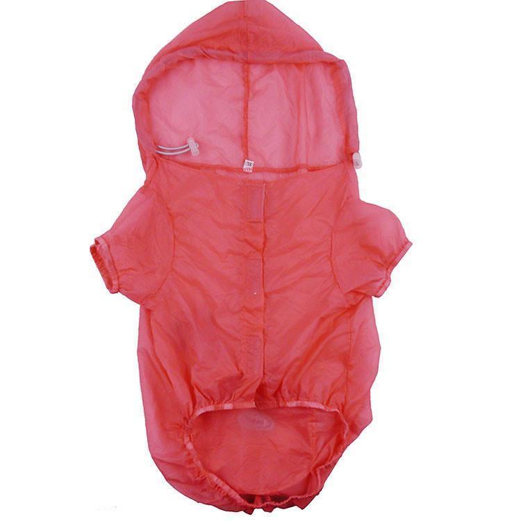 Pet Life ® Thunder Paw Ultimate Waterproof Collapsible Multi-Adjustable Travel Dog Raincoat