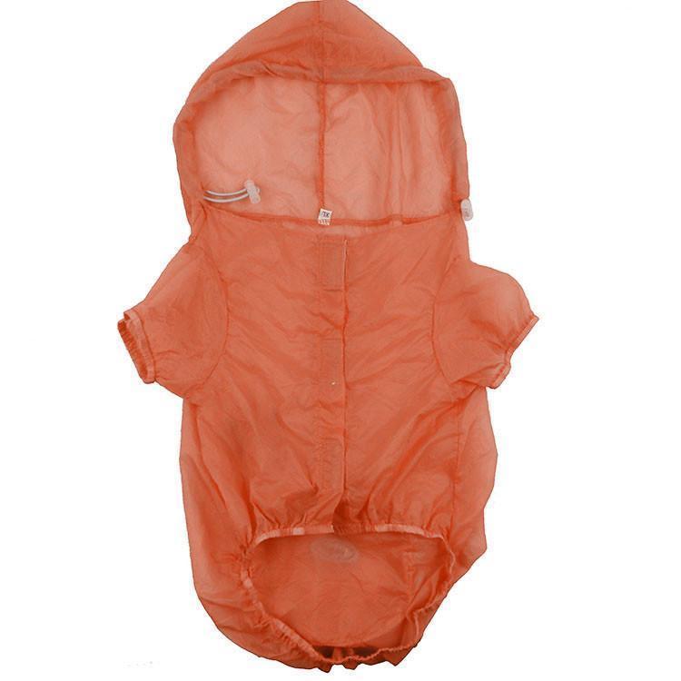 Pet Life ® Thunder Paw Ultimate Waterproof Collapsible Multi-Adjustable Travel Dog Raincoat